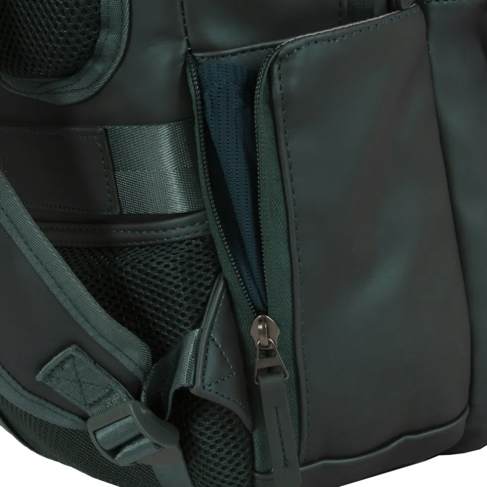 New Rebels William Milwaukee Metallic Grün 18L Rucksack Wasserabweisend Laptop 15.6"