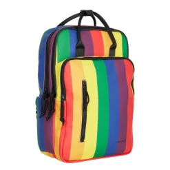 New Rebels William Milwaukee Regenbogen 18L Rucksack Wasserabweisend Laptop 15.6"