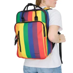 New Rebels William Milwaukee Regenbogen 18L Rucksack Wasserabweisend Laptop 15.6"