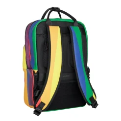 New Rebels William Milwaukee Regenbogen 18L Rucksack Wasserabweisend Laptop 15.6