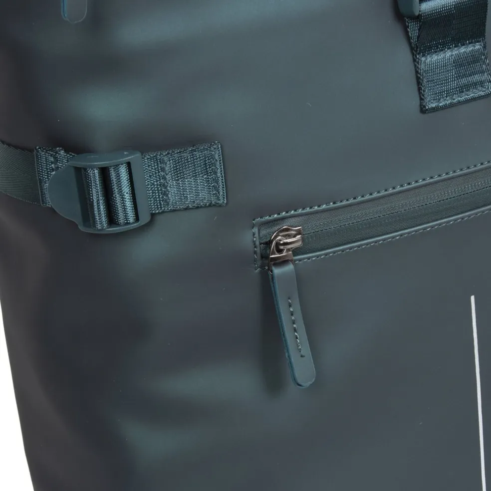 New Rebels William Riverside Metallic Grün 19L Rucksack Wasserabweisend Laptop15.6"