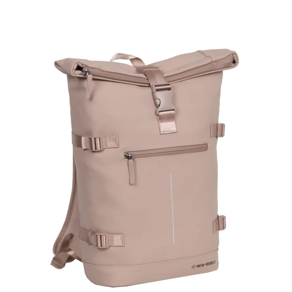 New Rebels William Riverside Altrosa 19L Rucksack Wasserabweisend Laptop15.6"