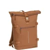 New Rebels William Riverside Cognac 19L Rucksack Wasserabweisend Laptop15.6"